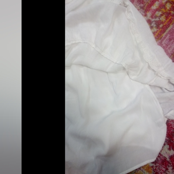 RAILS•Caralyn White Tie Strap Sleeveless Ruffle Tiered Mini Dress•LARGE - Picture 13 of 16